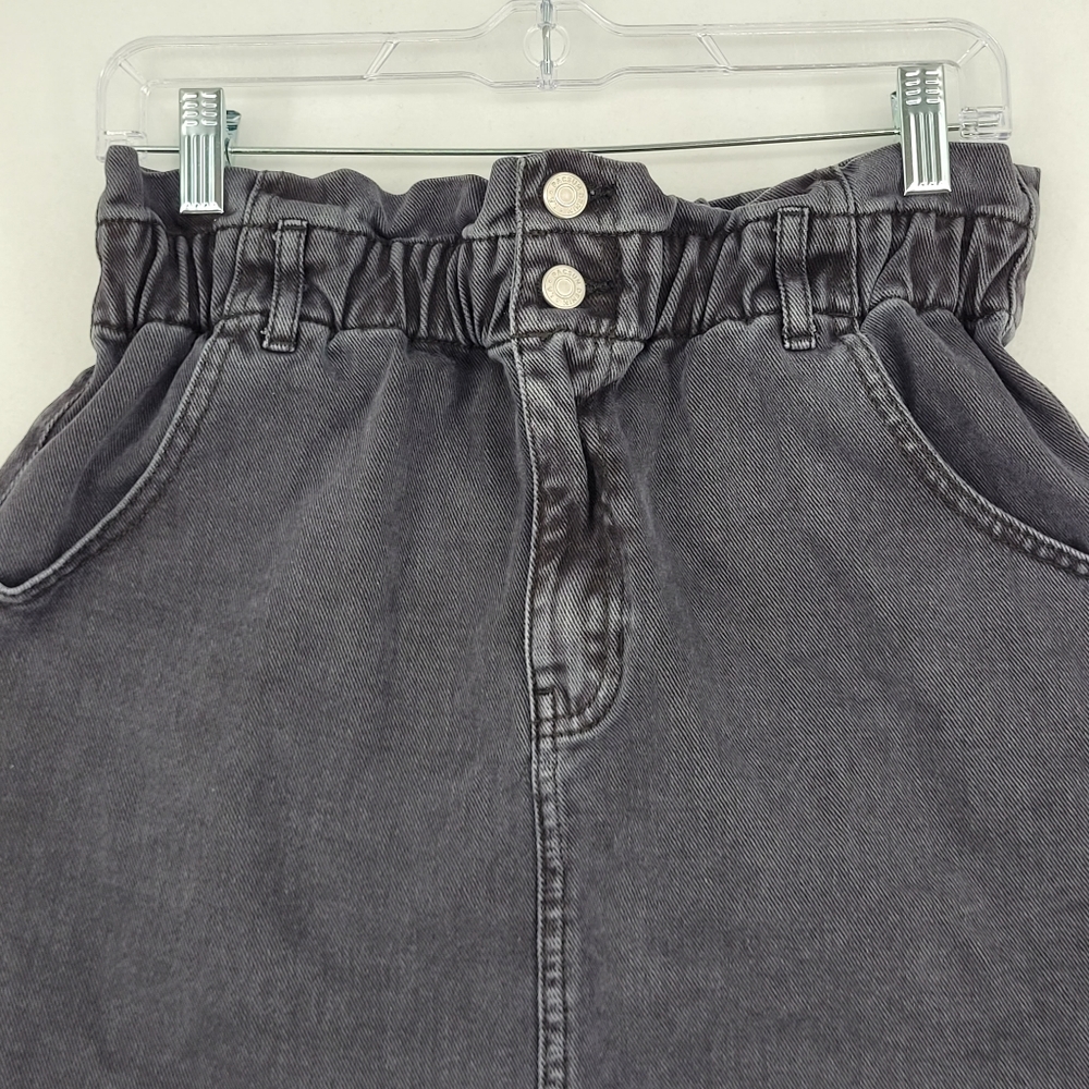 Pacsun Black Denim Mini Skirt Size Medium - Picture 2 of 11